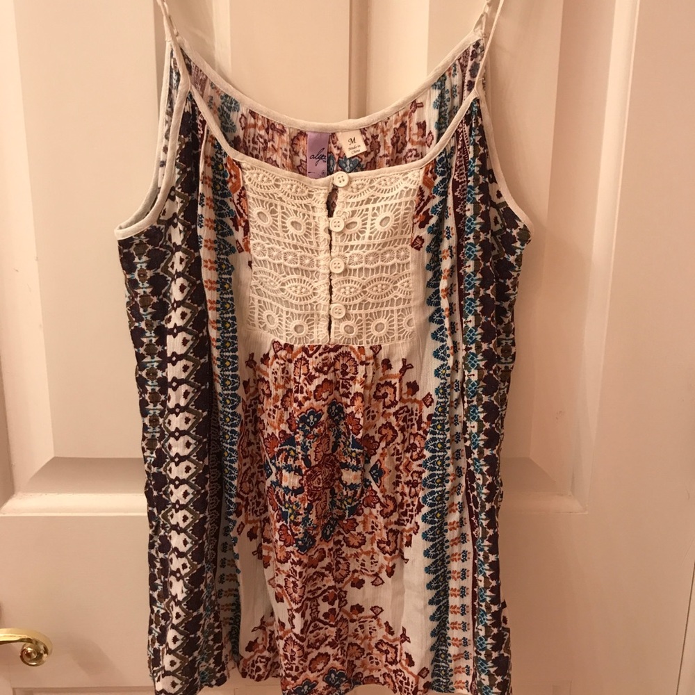 Patterned Francesca’s tank